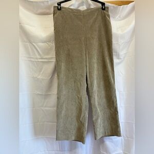 Alfred Dunner Tan Corduroy Trousers